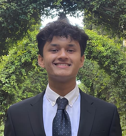 Atharv Joshi smiling outdoors